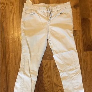 White BDG corduroy pants